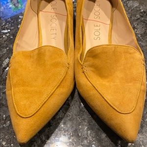 Sole Society Camila Honey Gold Flats